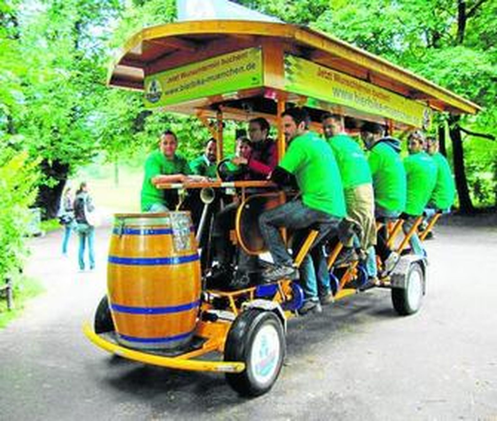 Un vehículo similar en Múnich.