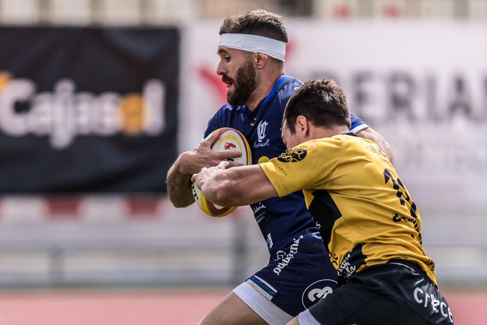 Imagen del partido del partido del año pasado entre el Real Ciencias Enerside y el Recoletas Burgos..