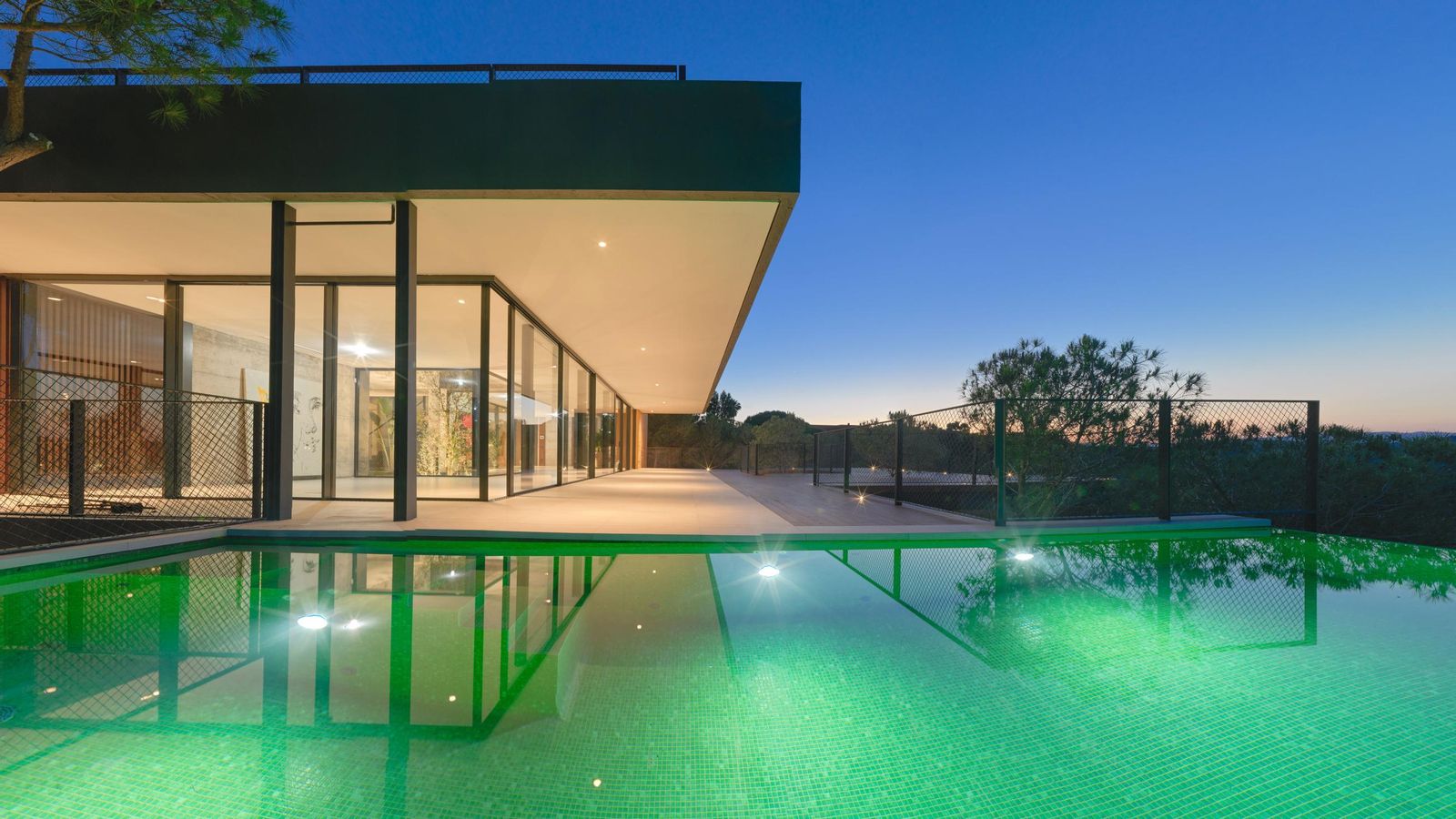 Detalle de una de las villas.