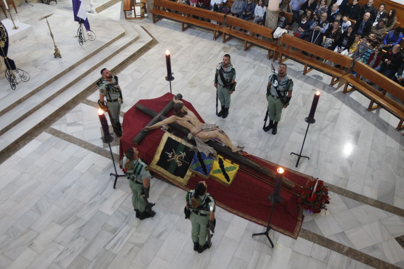 Custodia del Cristo de la Buena Muerte de La Legión. Semana Santa 2019. El Parador