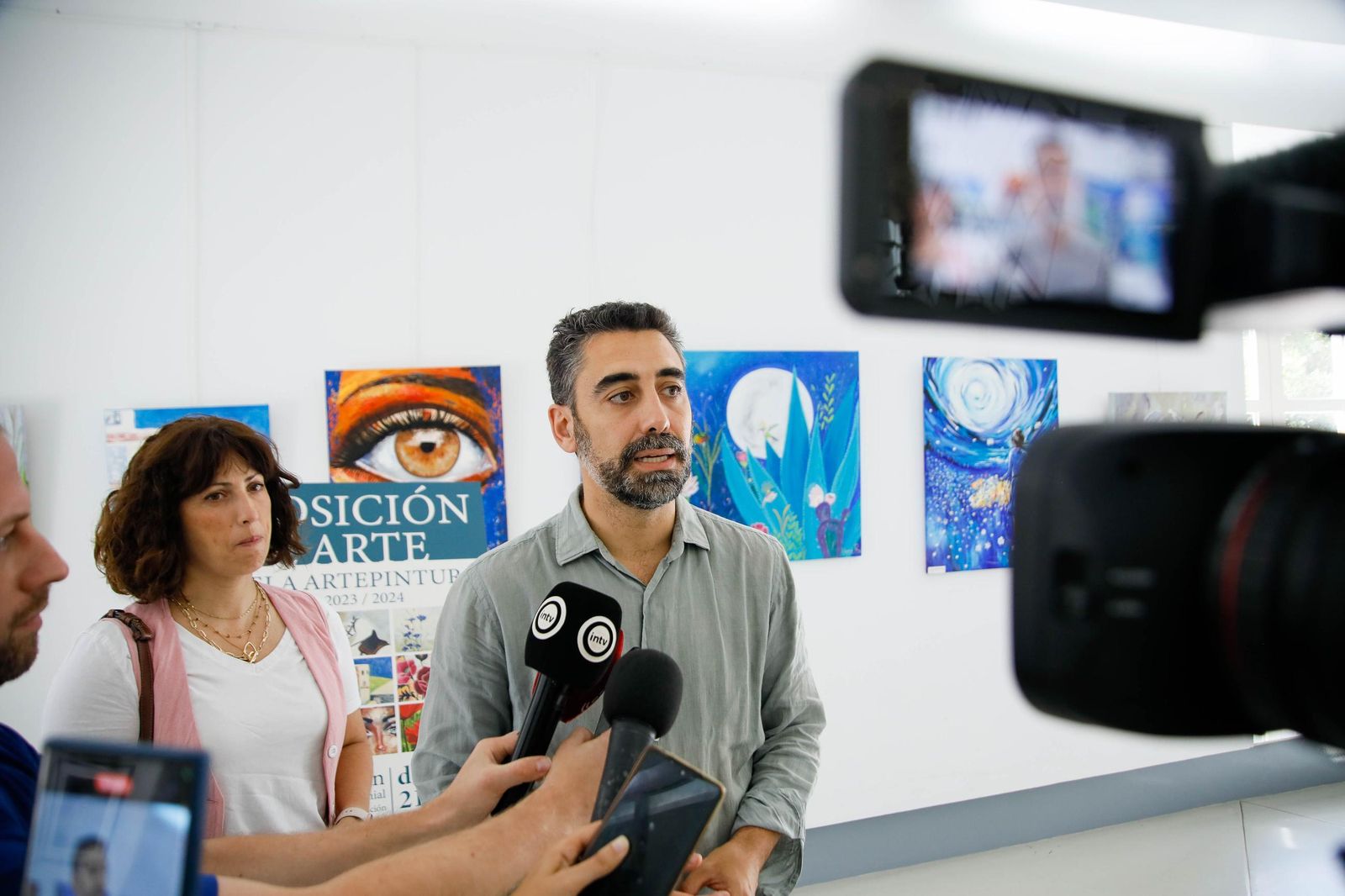 Exposición Arte Pintura de la sala Jairán, en imágenes