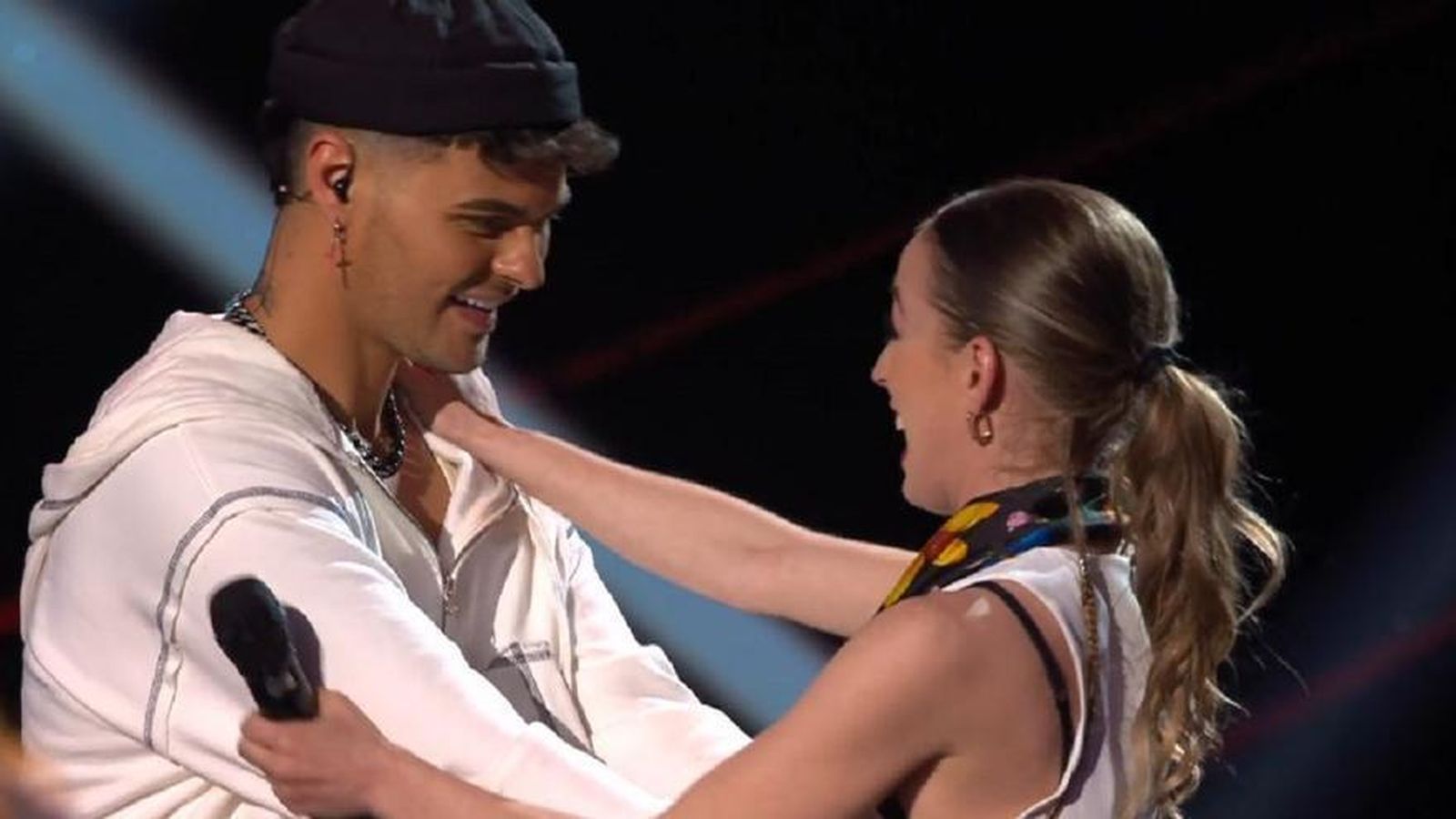 Abraham Mateo ha protagonizado un entrañable encuentro en 'Factor X' con Mariceli, una novia de la infancia.