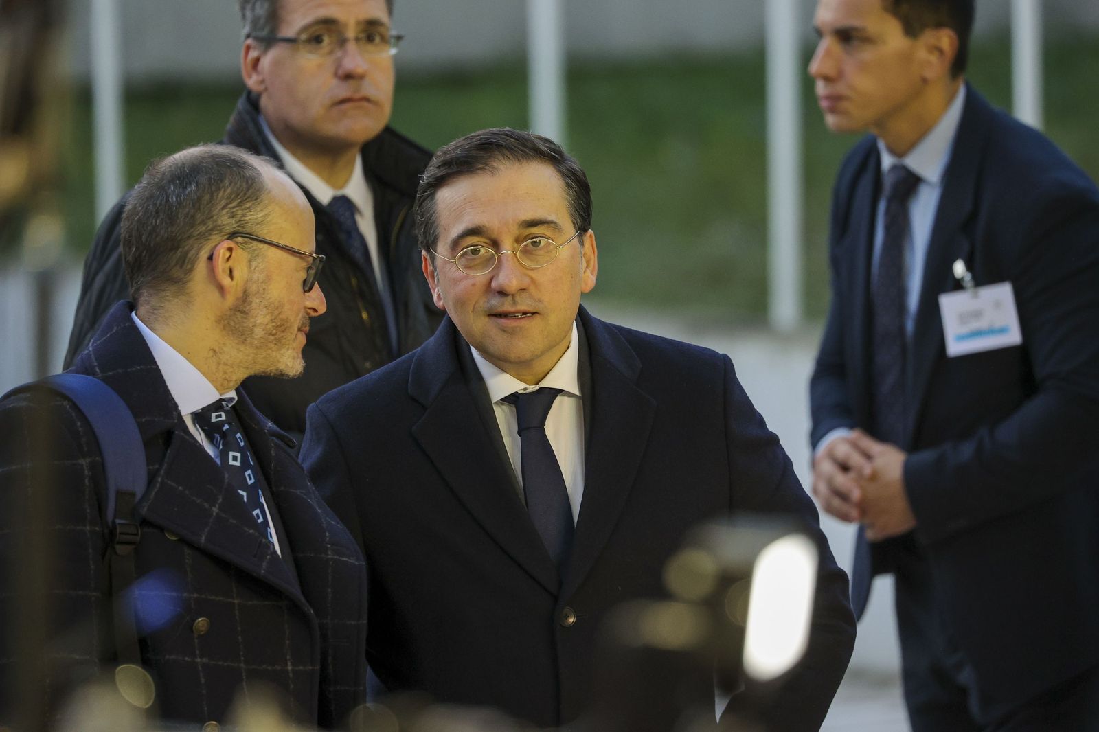 Albares se reúne con los ministros de Asuntos Exteriores de la UE en Luxembrugo.