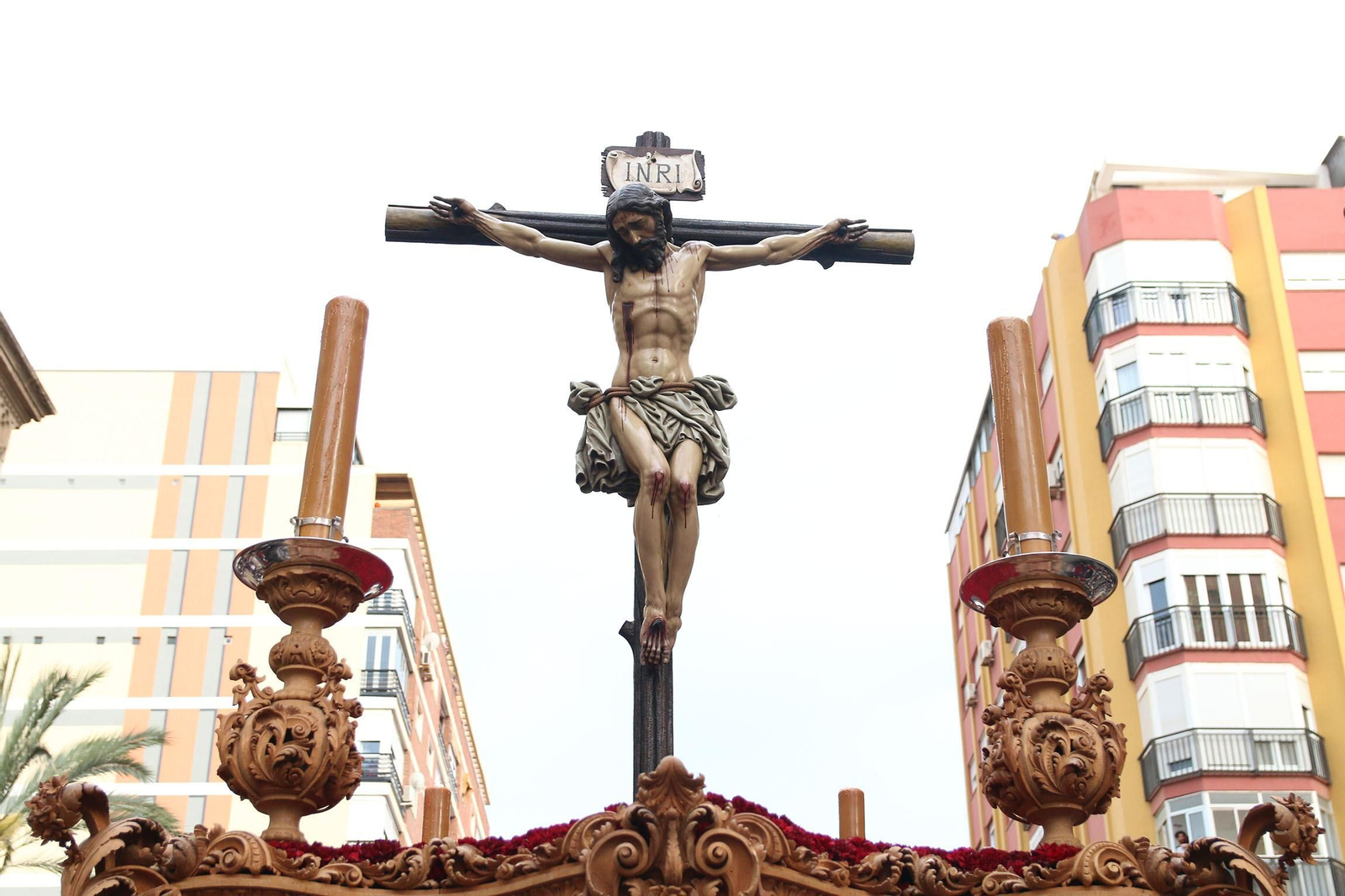 La procesión de las Angustias de Almería, en imágenes