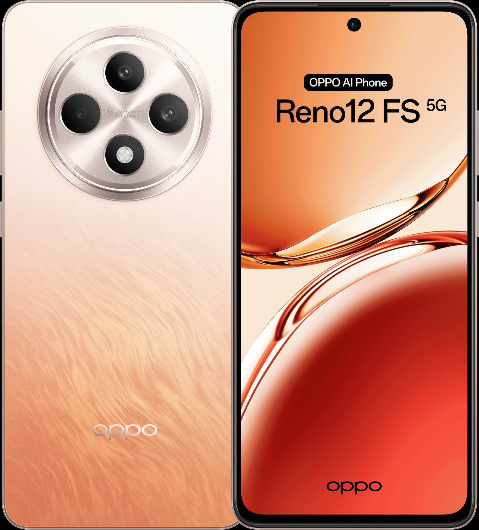 Oppo Reno 12 FS 5G, Amber Orange.