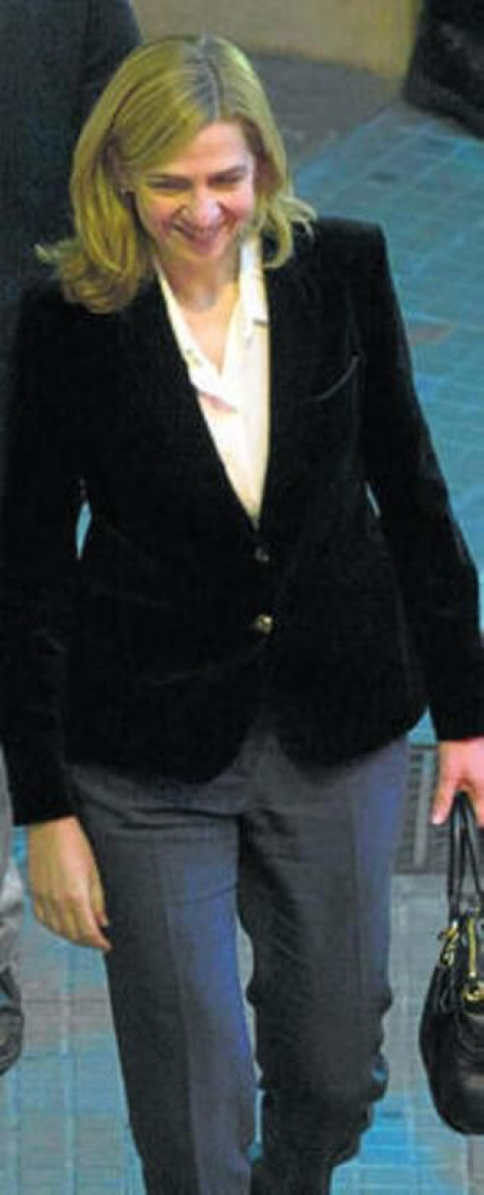 La infanta Cristina a la salida el sábado de los juzgados de Palma de Mallorca.