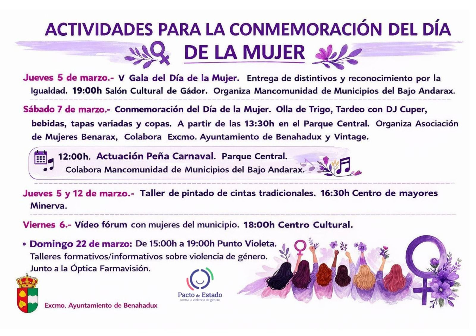 Actividades Día de la Mujer