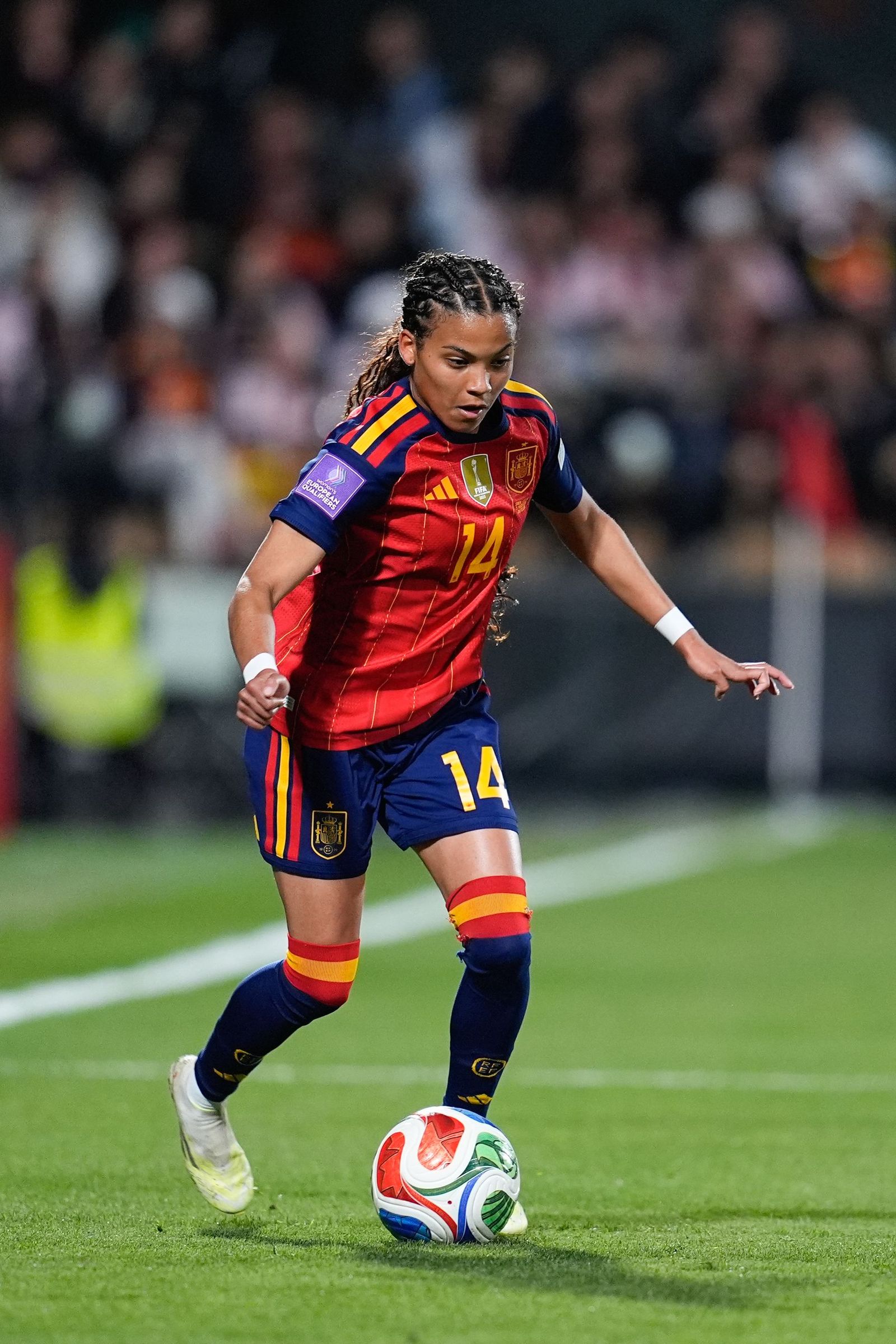 Las fotos del España-Islandia de fútbol femenino