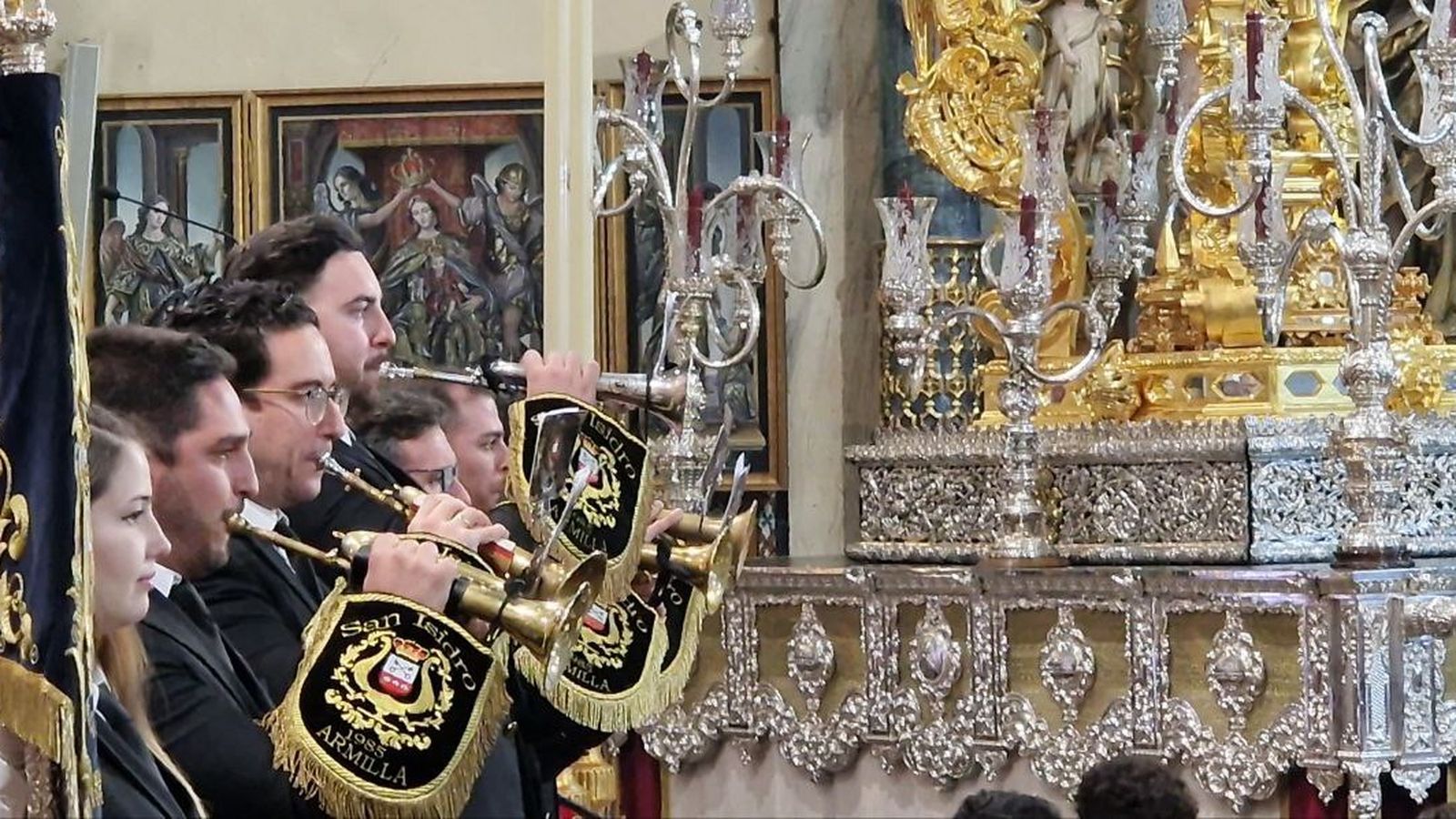 La Banda de San Isidro durante su concierto en Sevilla
