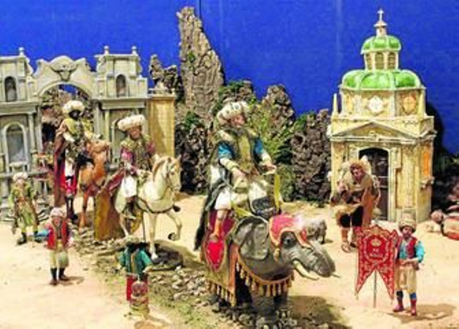 1. La única mención bíblica a los Reyes Magos aparece en el Evangelio según San Mateo. 2, 3 y 4. Diferentes representaciones de la adoración del trío de sabios a Jesús en el portal de Belén. 5, 6 y 7. Hay una teoría que ubica el origen del oro que portaba Melchor en las minas de la Alhambra, próximas al Cerro del  Sol.