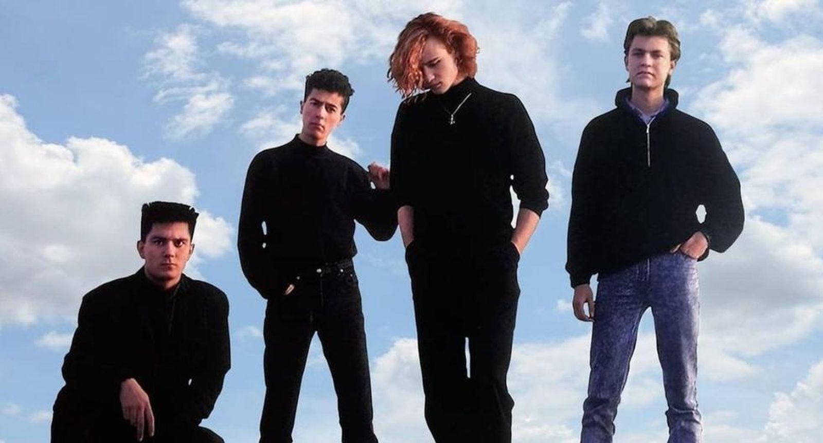 Una imagen promocional de Héroes del Silencio a finales de los años 80.