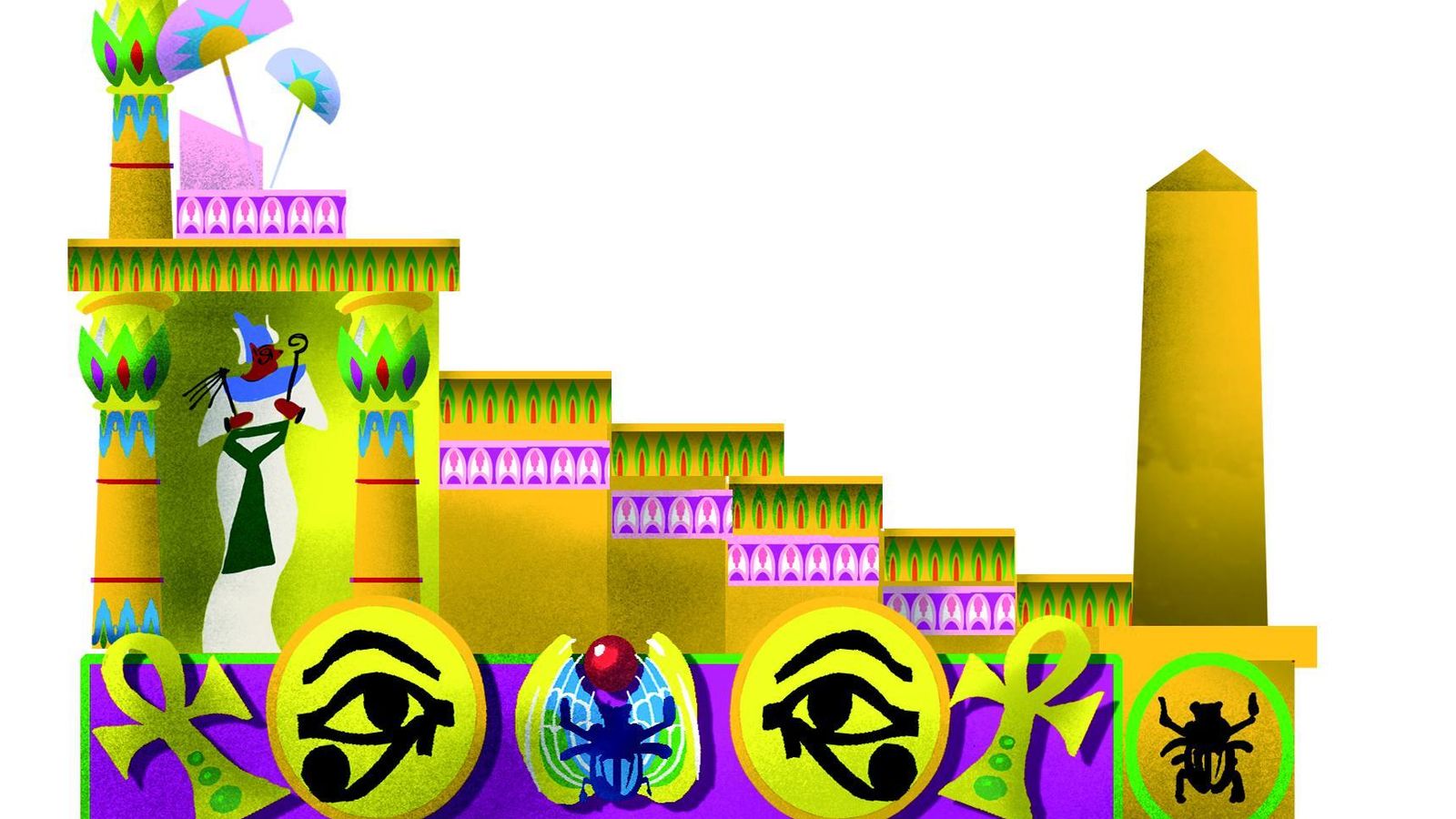 Así será la carroza de Egipto 2020.