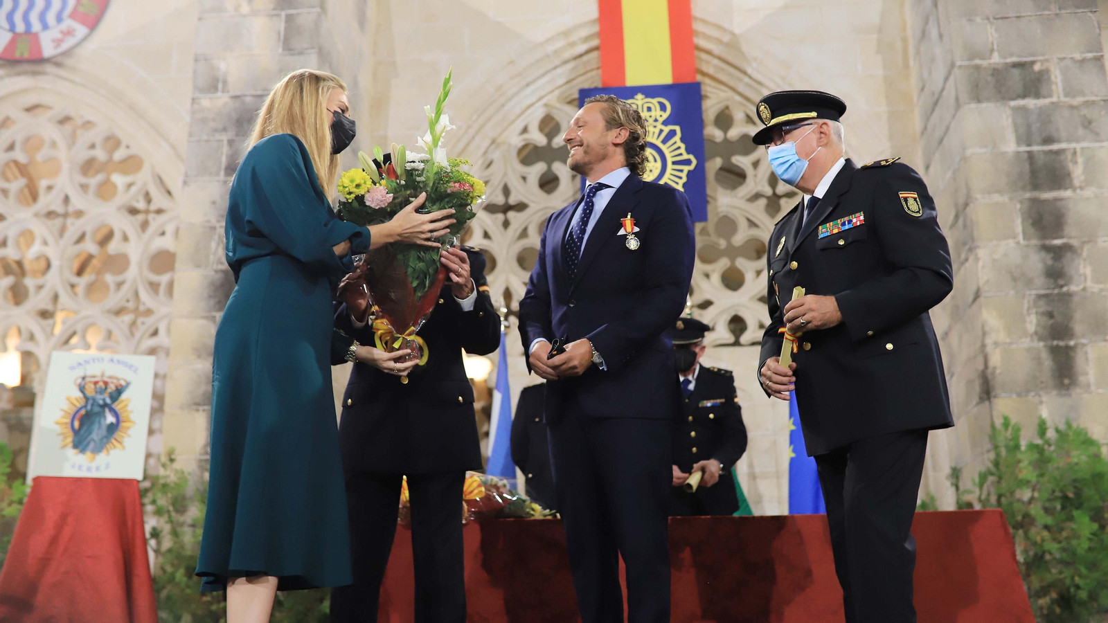Entrega de medallas de la asociación policial Santo Angél de Jerez