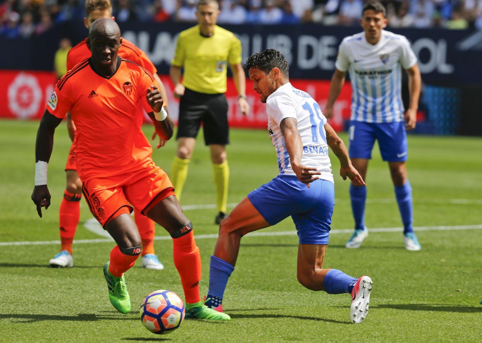 Las imágenes del Málaga-Valencia