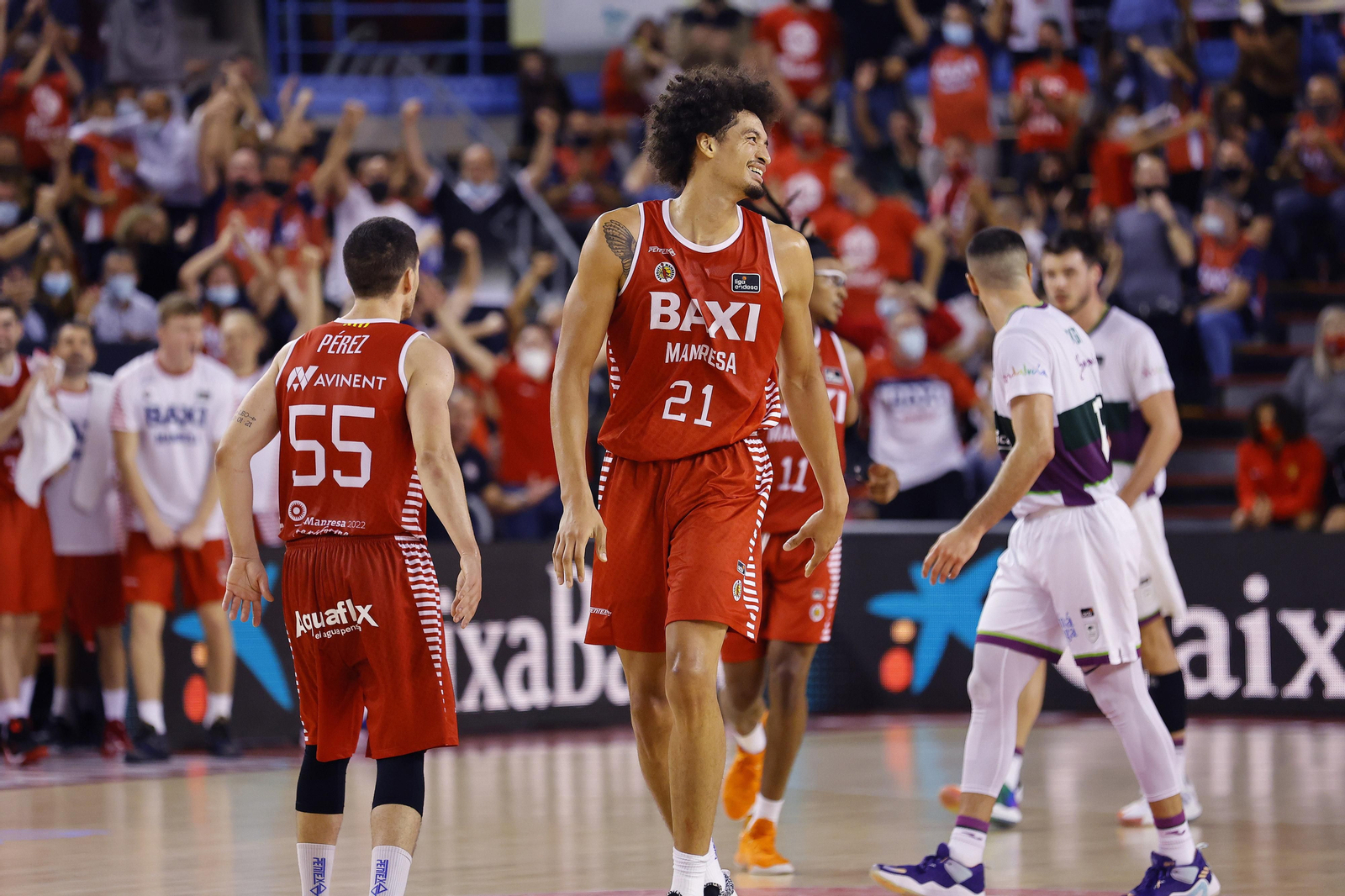 Ismael Bako, en el partido en el Nou Congost en la ACB.