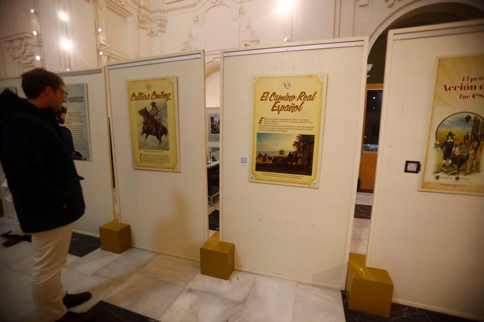 La exposición 'El Legado Español en los Estados Unidos de América' que se expone en Córdoba, en imágenes