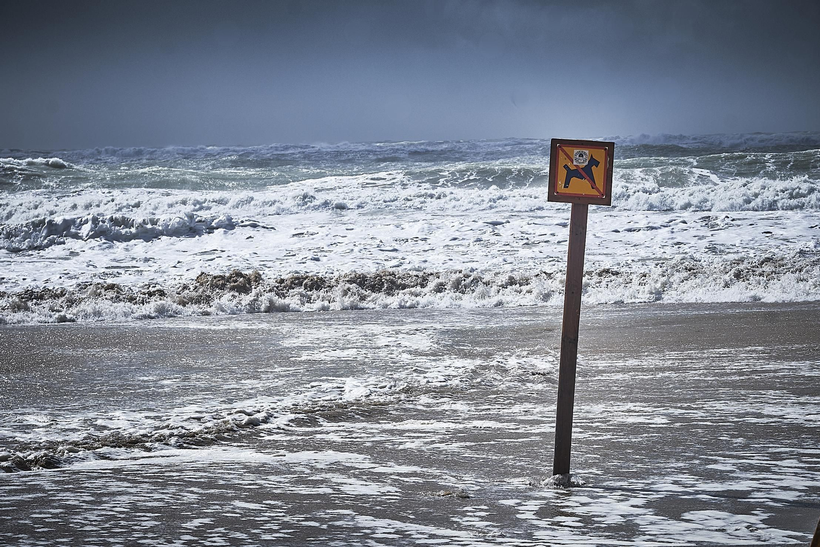 Efectos del temporal en Cádiz