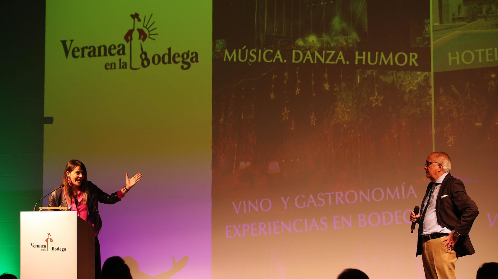 Imágenes de la presentación  'Veranea en la bodega' en González Byass