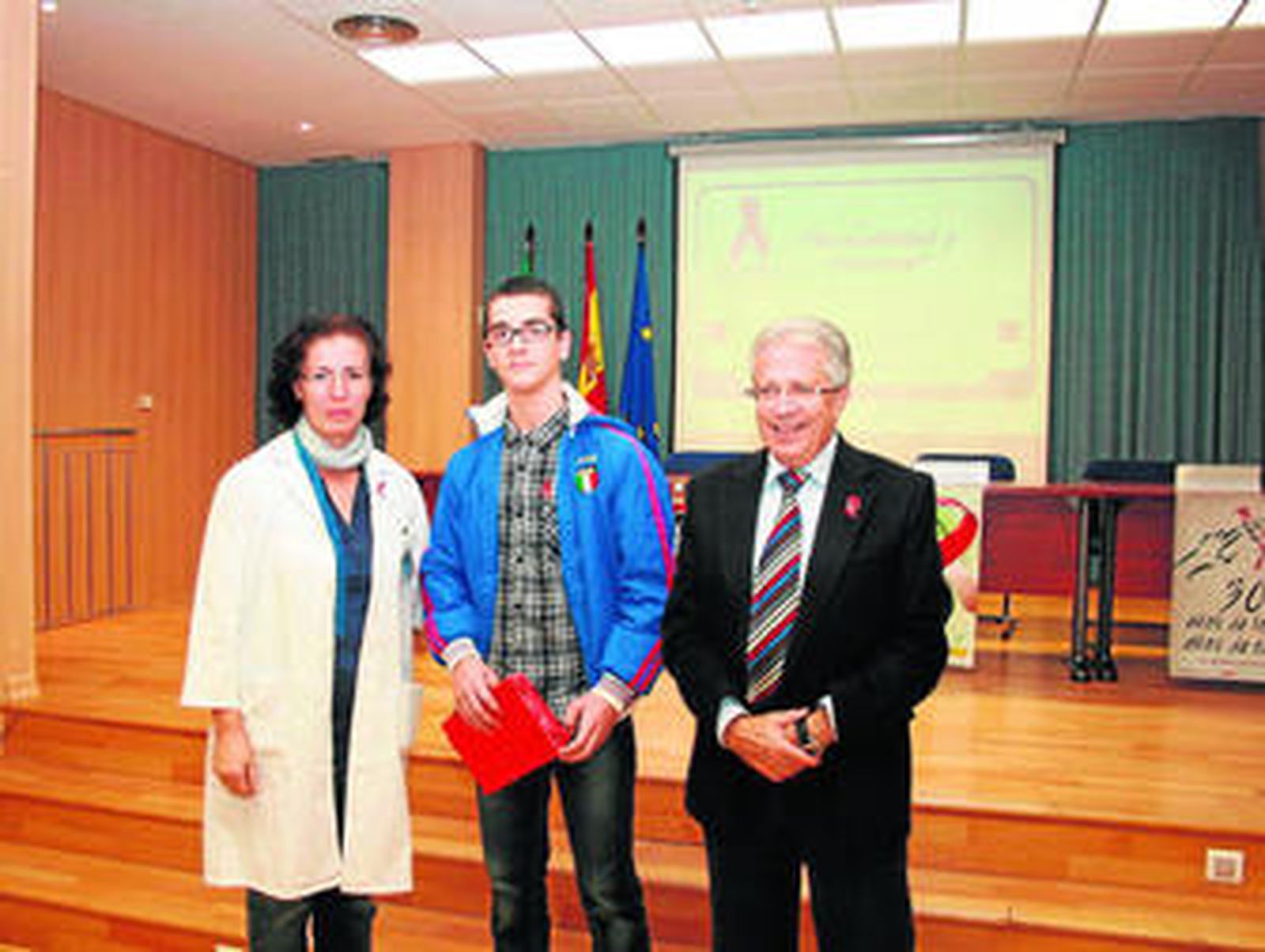 El delegado de Salud, Manuel Lucas, ha asistido a los actos en la Inmaculada.