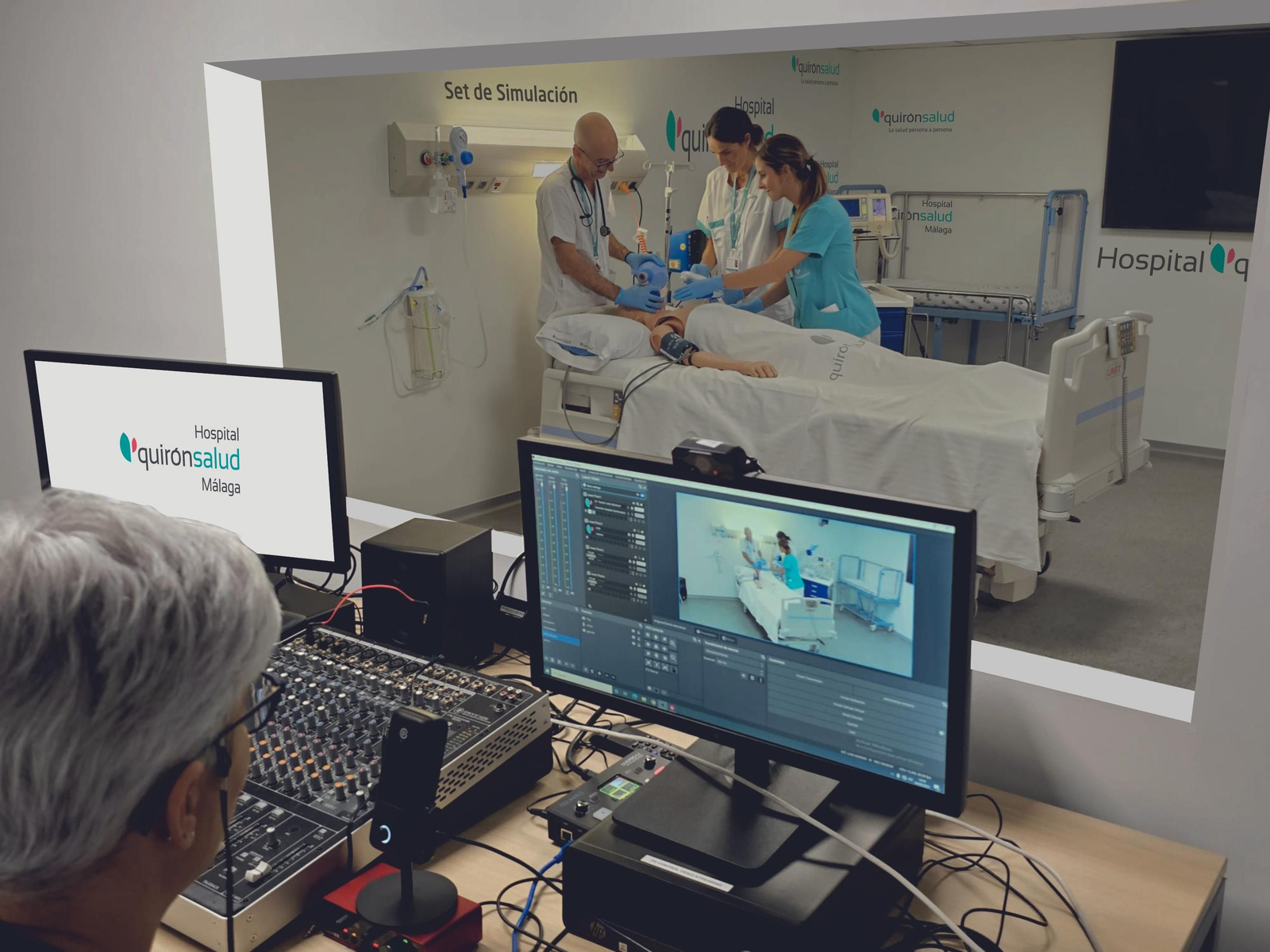 La nueva sala de Simulación del hospital Quirónsalud Málaga