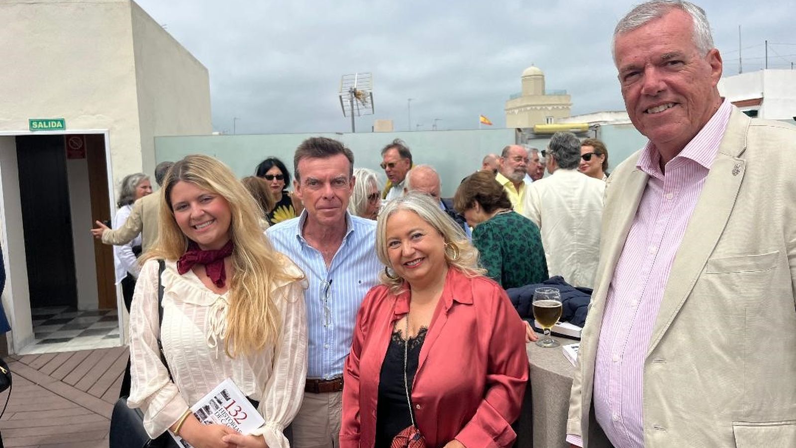 Rocío Orgambides, Carlos Aranda, Inmaculada Macías y Johan Von Vroenhoven  coincidieron en el acto de presentación.