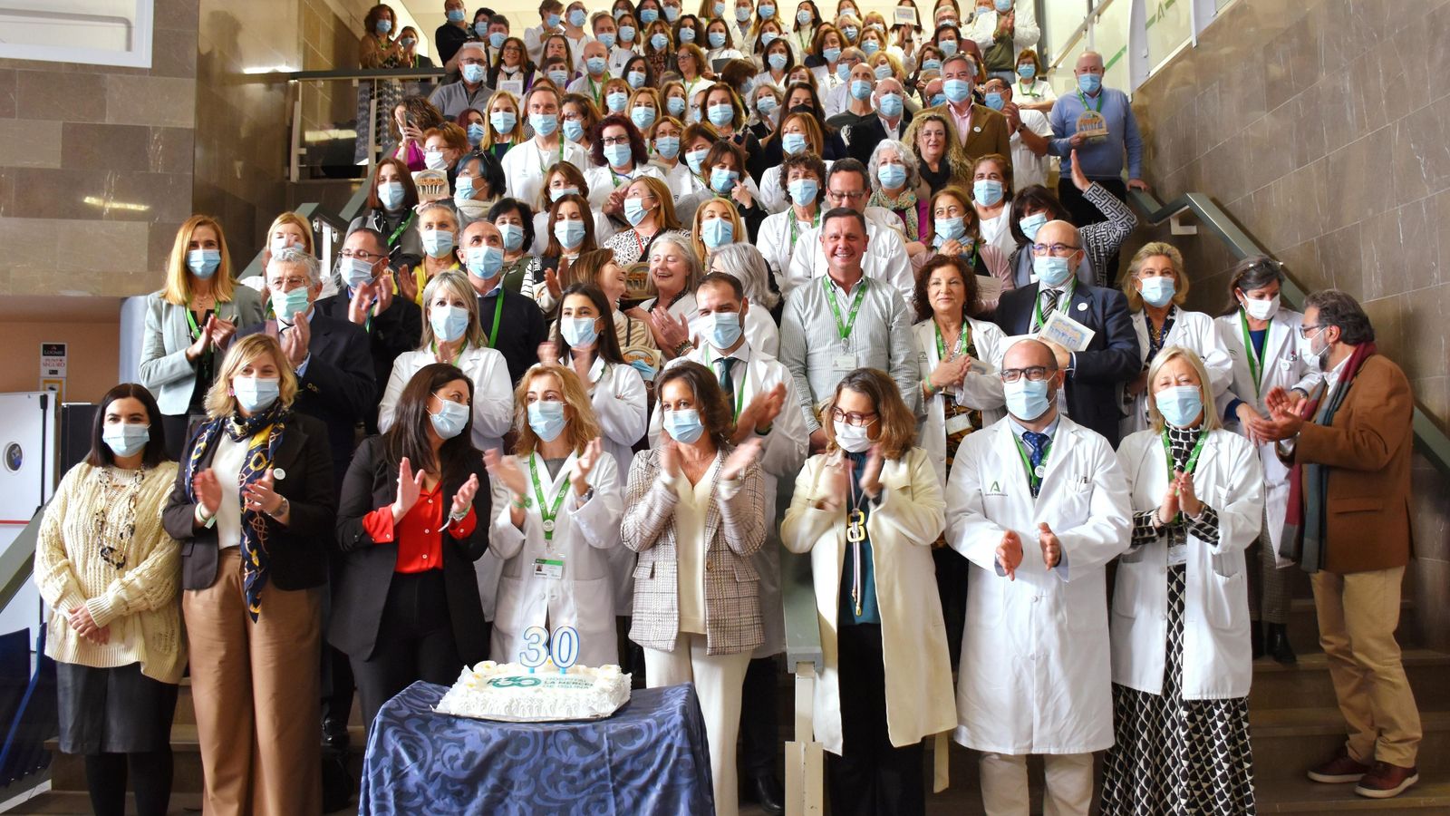 El acto homenaje a los trabajadores que cumplen 30 años en el centro.