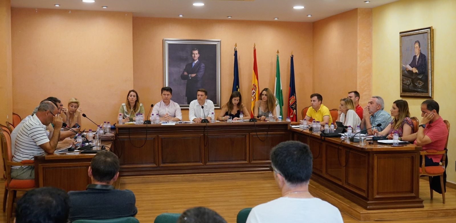 Imagen de archivo del pleno de Torrox