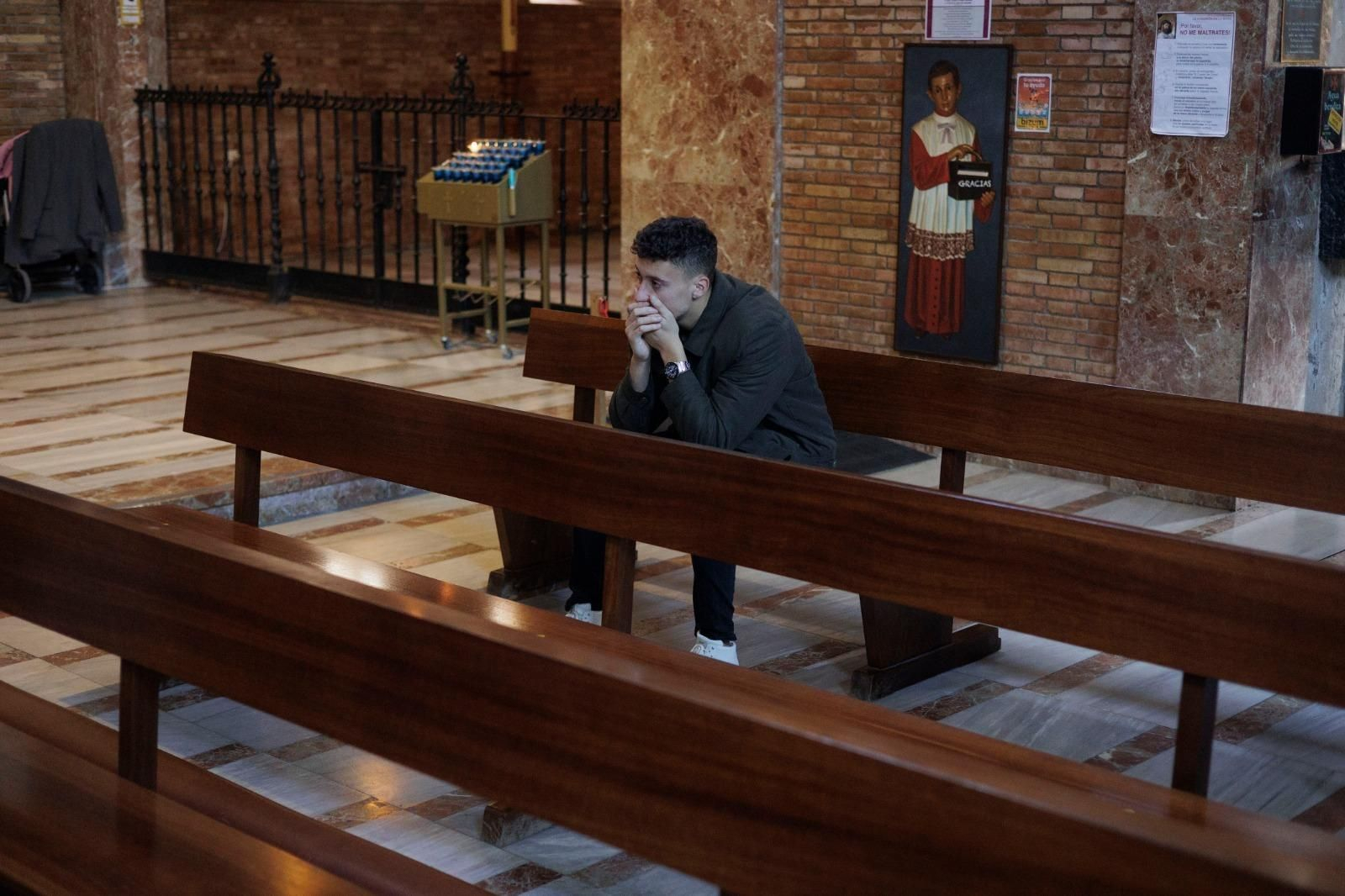 Imágenes de un Jueves Santo atípico en el Huerto de la Semana Santa de Cádiz 2023