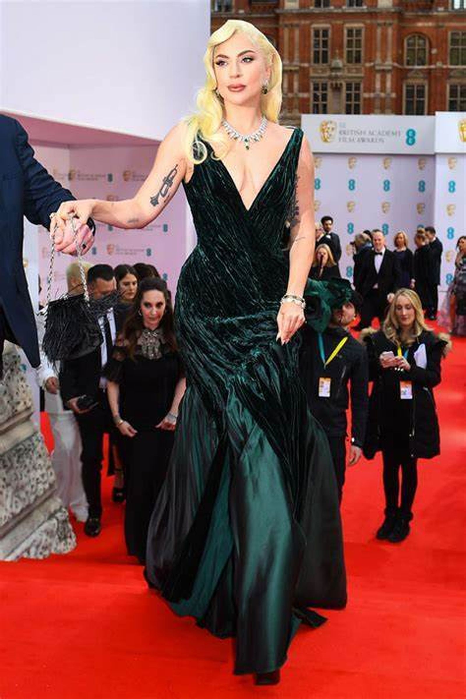 Lady Gaga, en los 'Bafta 2022'.