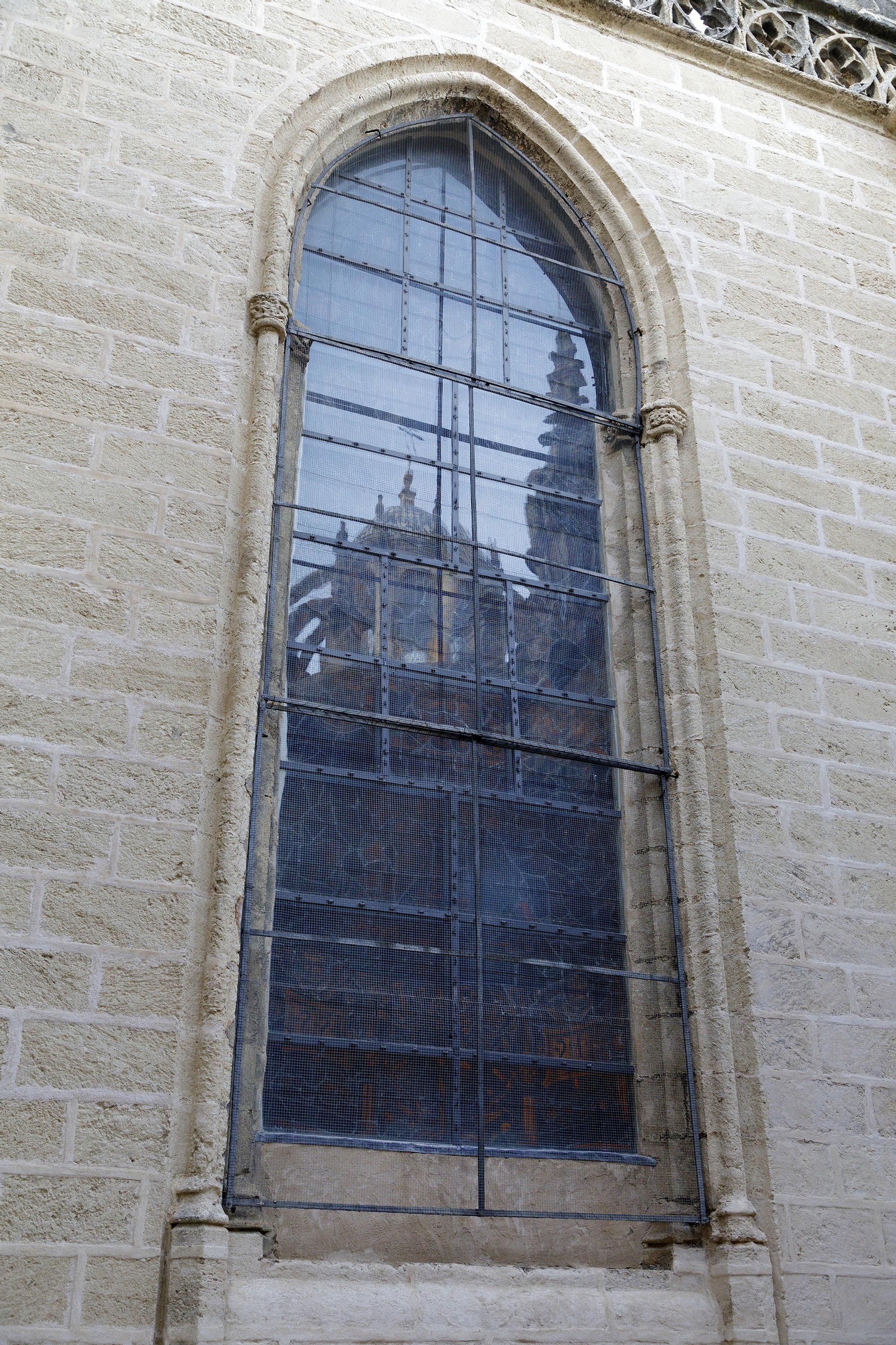 Recorrido de la visita por las cubiertas de la Catedral de Sevilla, al atardecer