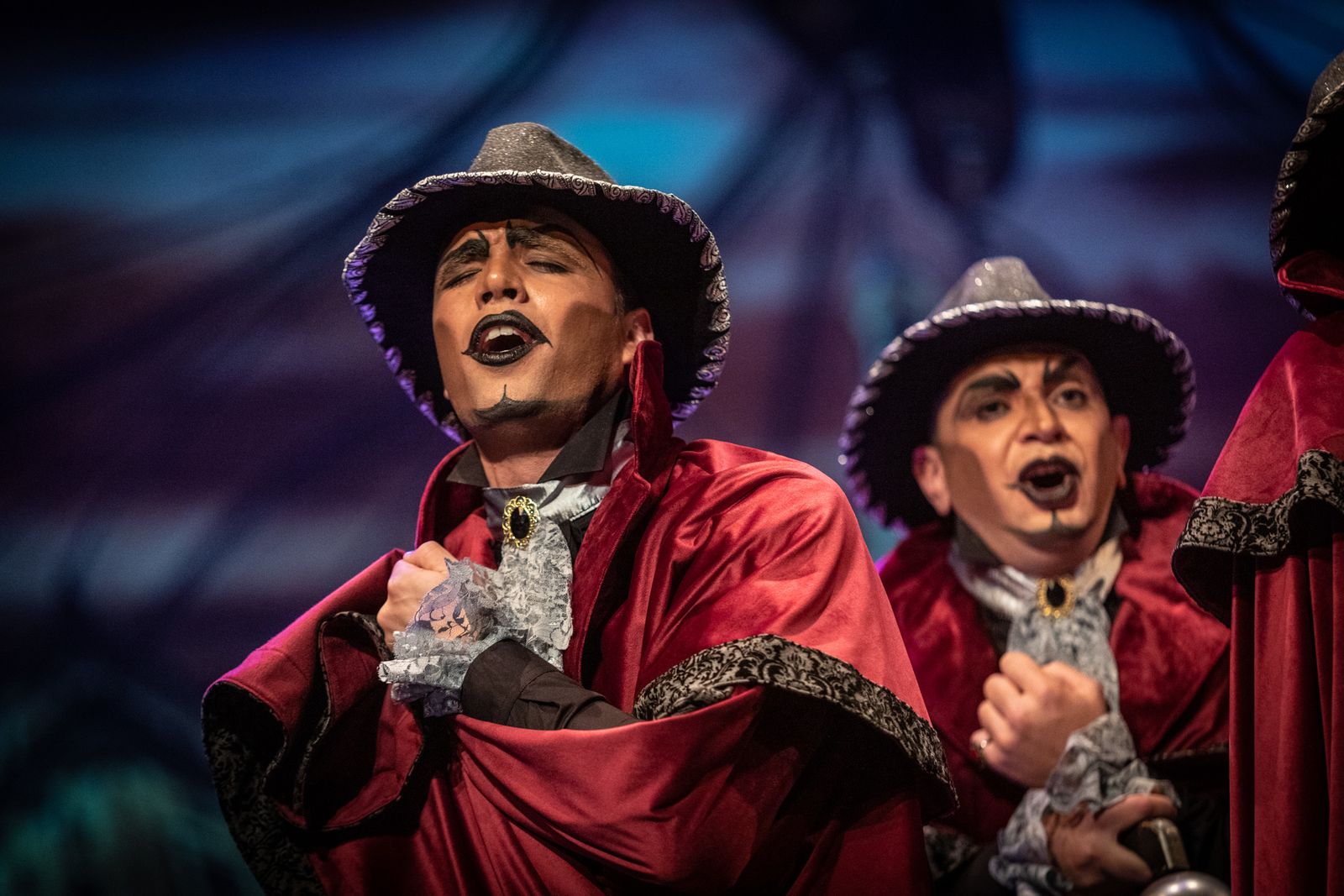 La comparsa 'Soy yo' durante su actuacion