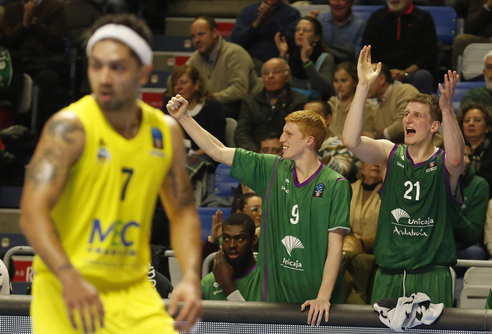 Los cinco años de Adam Waczynski en el Unicaja, en fotos