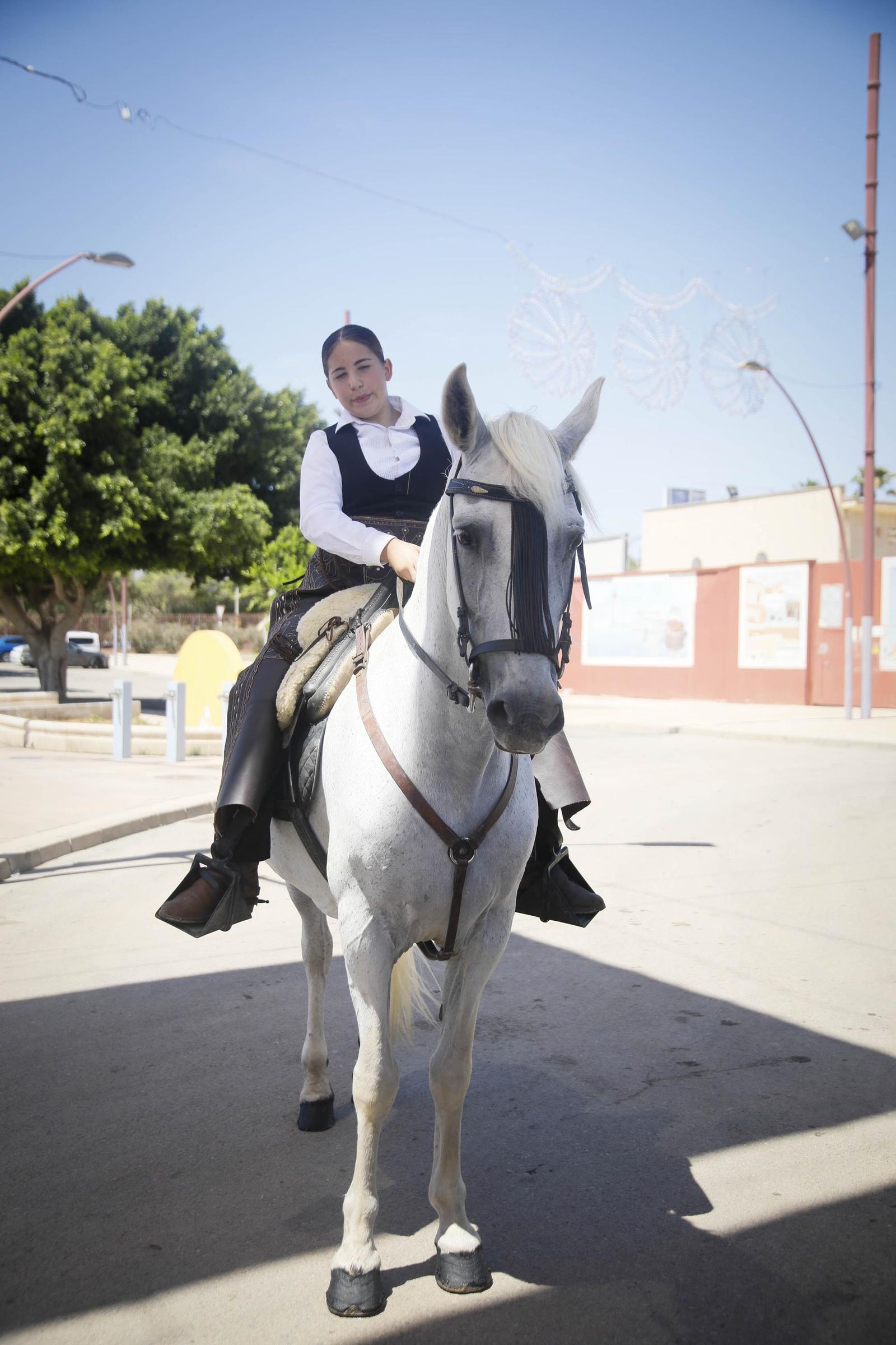 Las imágenes del paseo de Caballos y Carruajes, en el recinto ferial