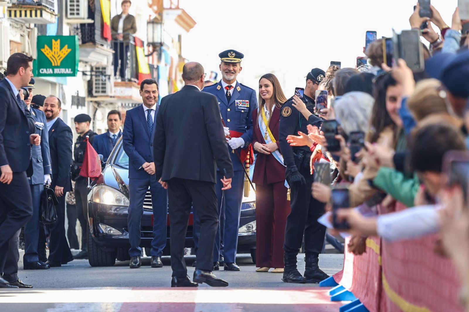 La llegada de S.M. el Rey Felipe VI a Palos de la Frontera, en fotografías
