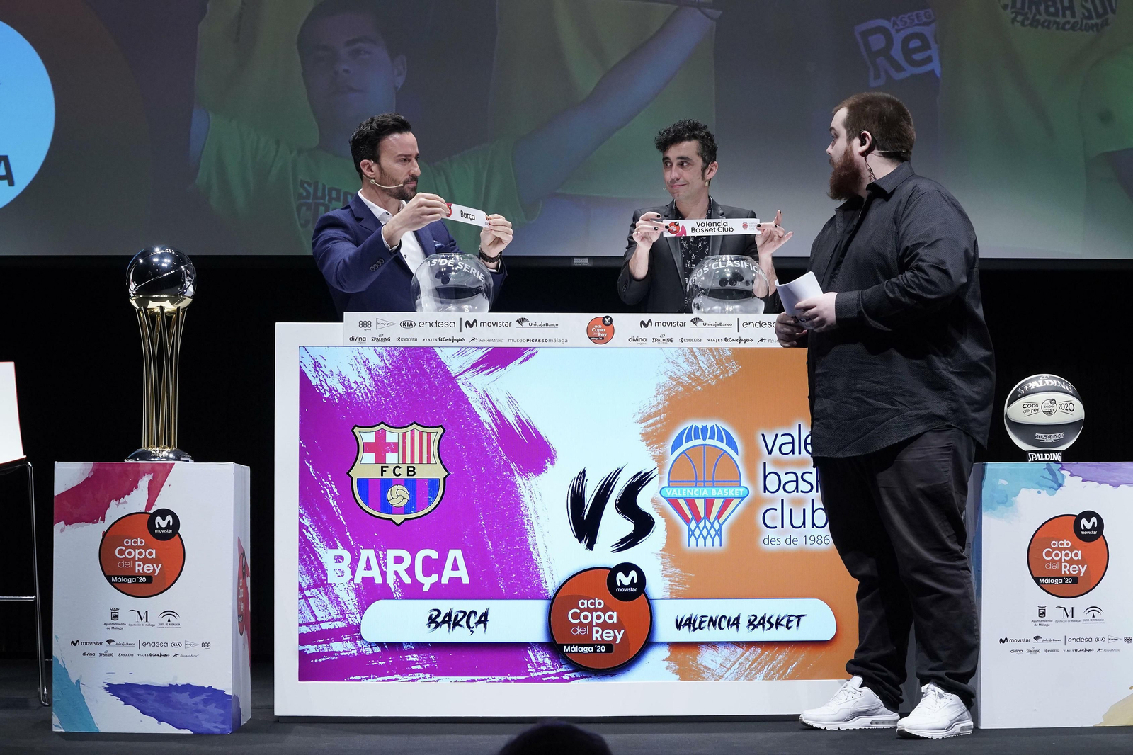 Las fotos del sorteo de la Copa del Rey de Málaga 2020