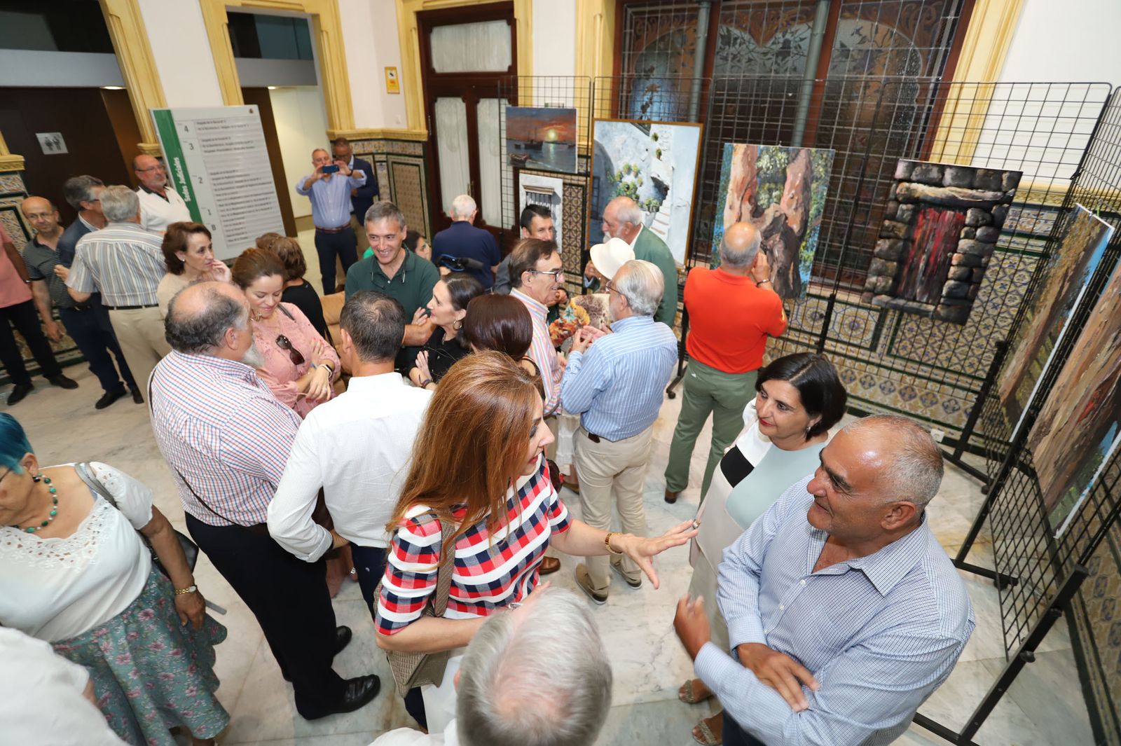 Inauguración de la Exposición de Alfonso Aramburu