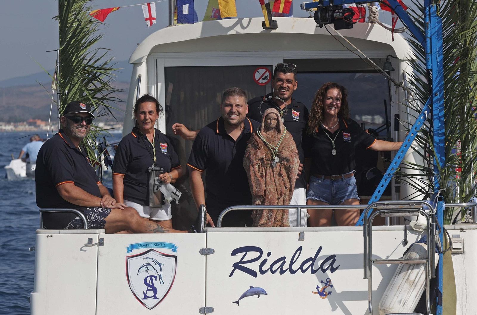Las mejores fotos de la romería marítima de la Virgen de la Palma de Algeciras 2025