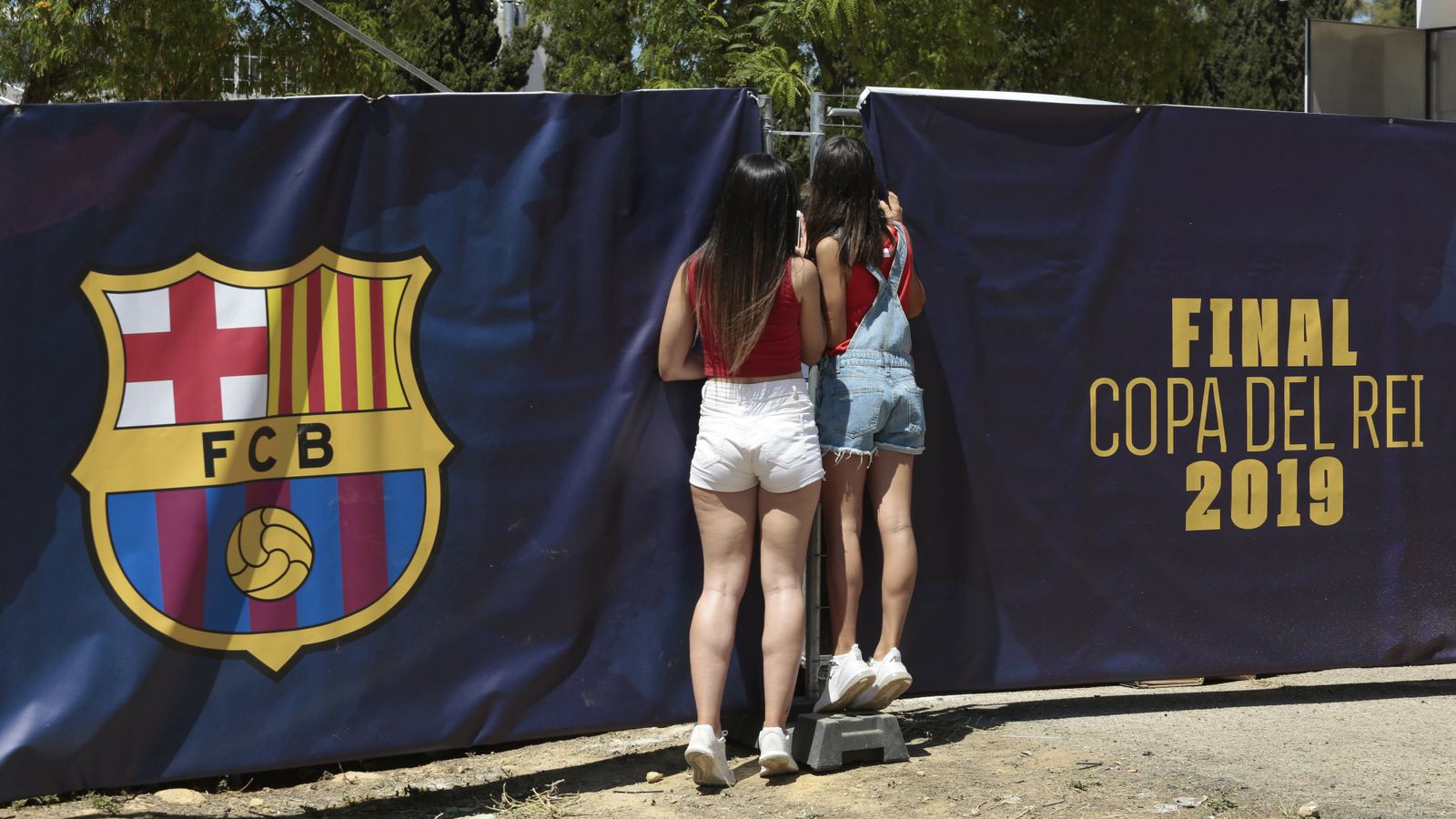 Las imágenes de la afición del Barcelona