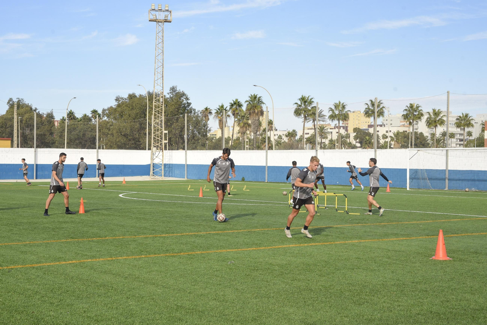 Las fotos del entrenamiento de la Balona previo al partido con el Sevilla C