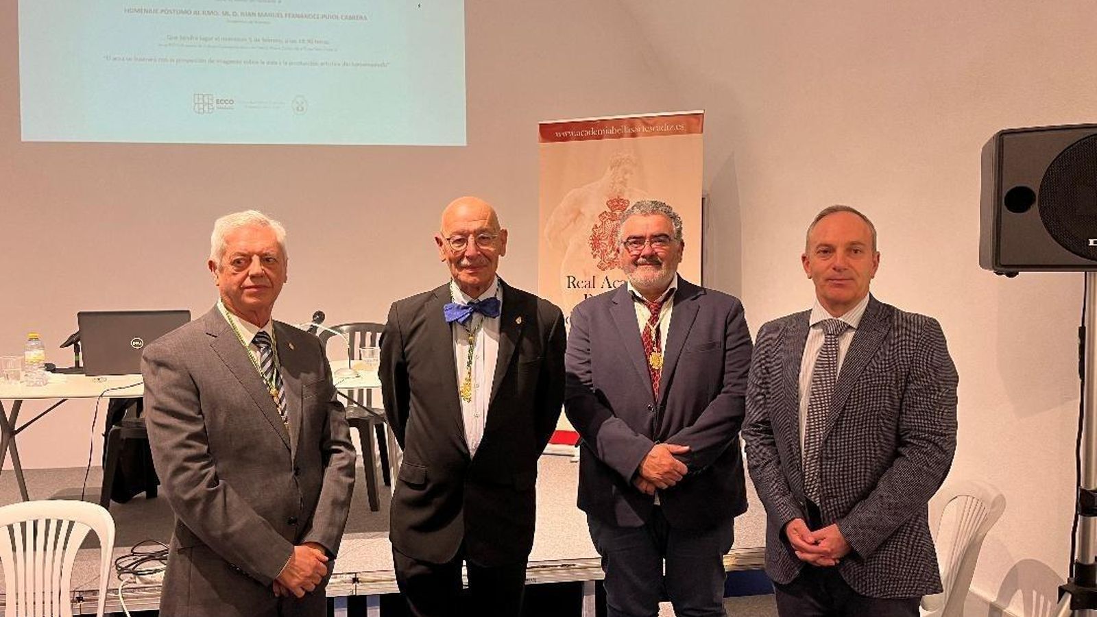 Juan Alonso de la Sierra, Pablo Juliá, Antonio Mota y Luis Rafael Gutiérrez de León.