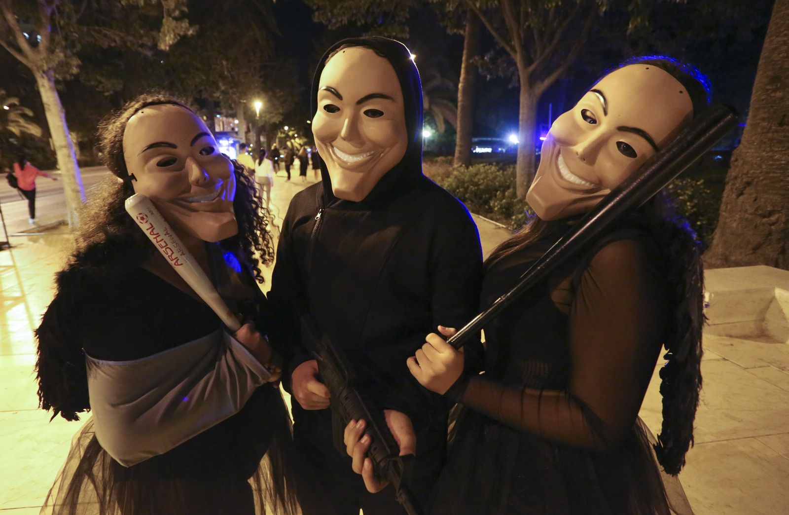 Las fotos de la noche de Halloween en Málaga