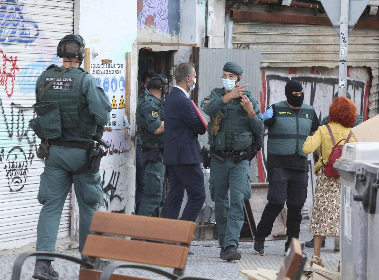 Las fotos de la operación de la Guardia Civil contra el terrorismo internacional en Málaga