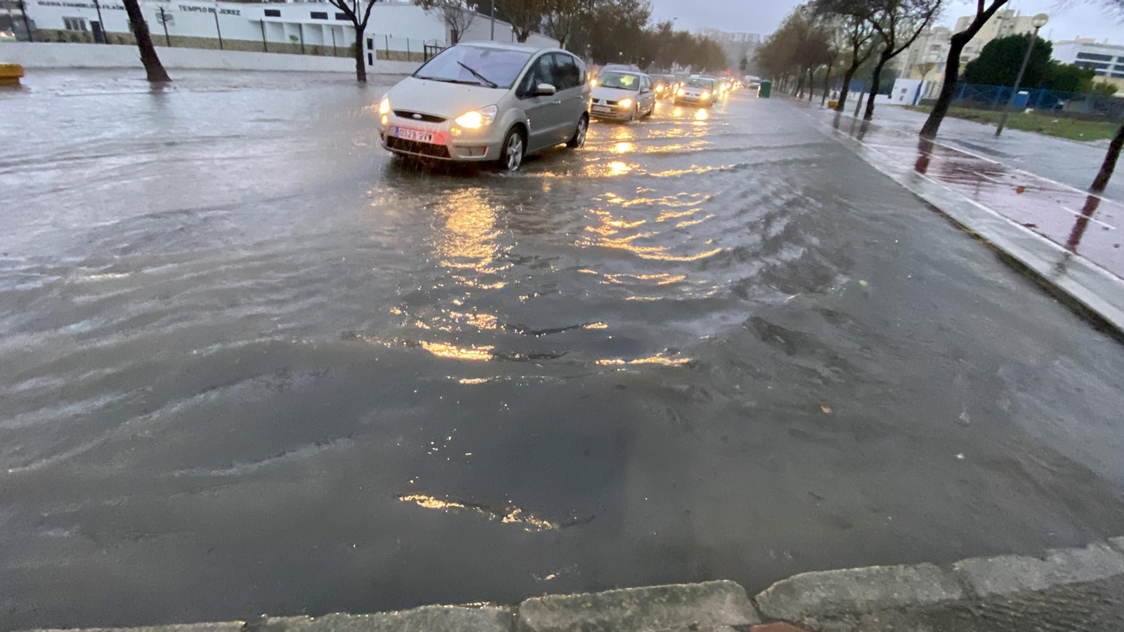 El polígono del Portal vuelve a inundarse