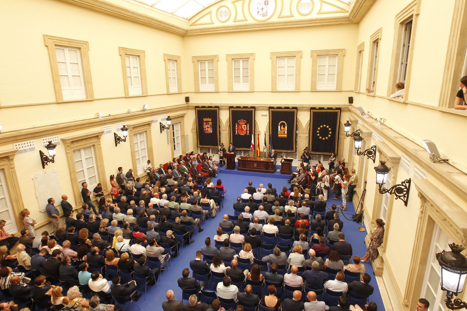 Pleno investidura Presidente Diputación de Almería. Javier Aureliano García