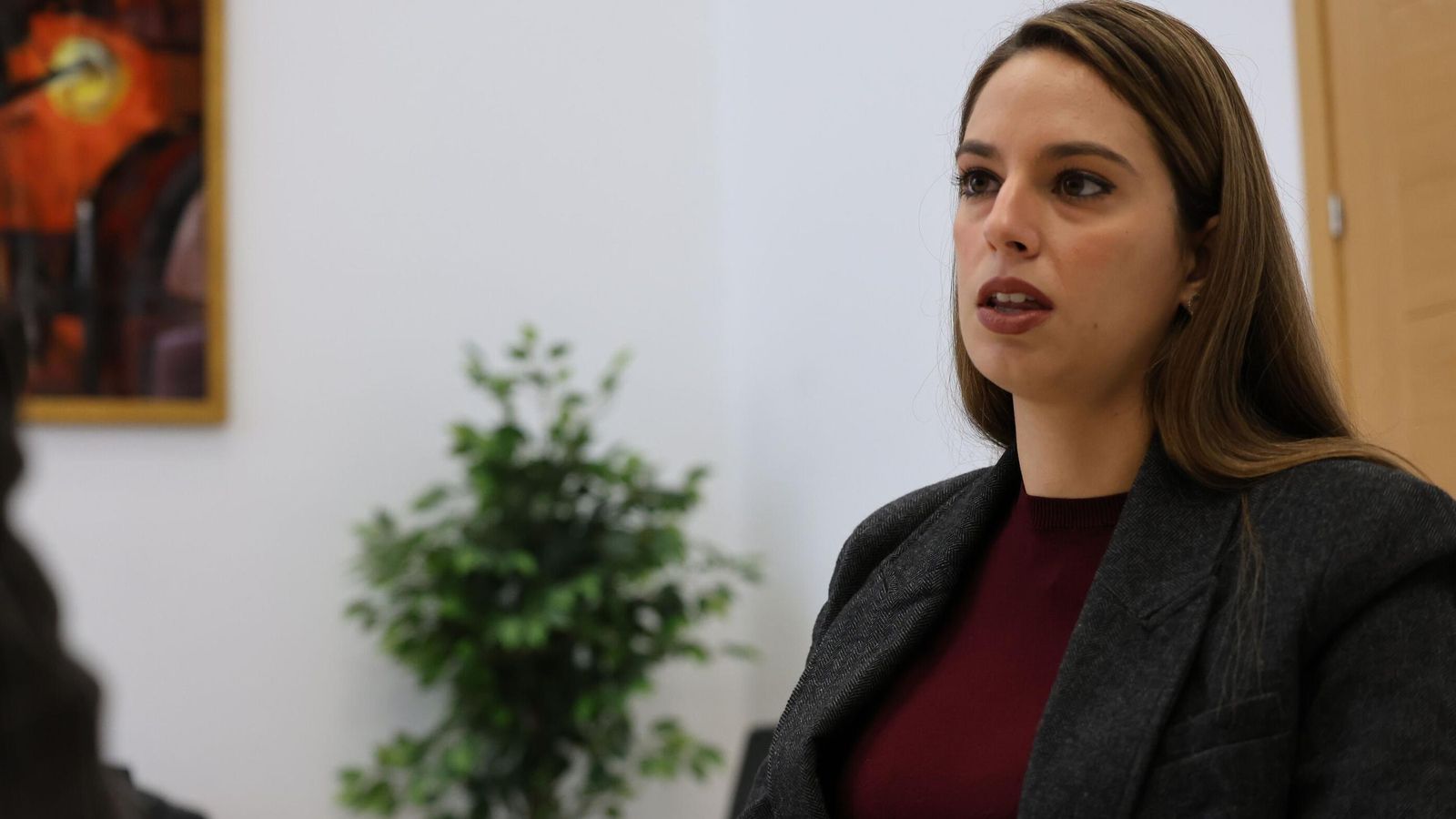 Milagros Romero, durante la entrevista concedida a Huelva Información.