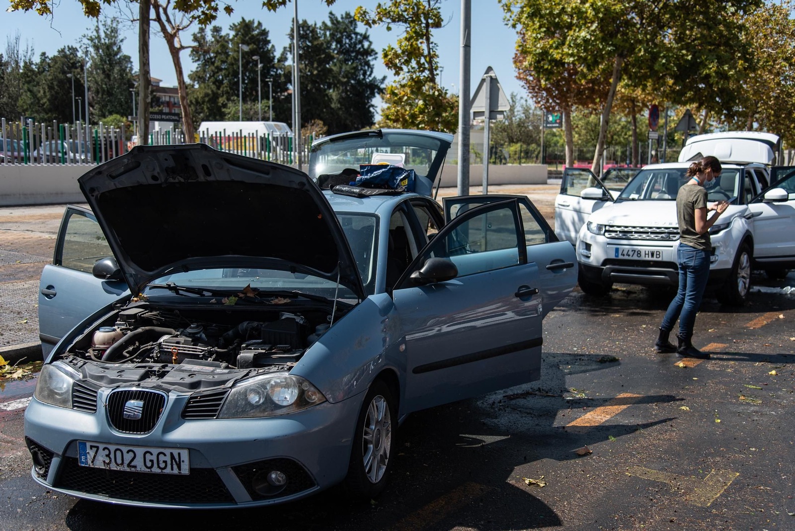 Imágenes de las inundaciones causadas por la lluvia en Isla Cristina
