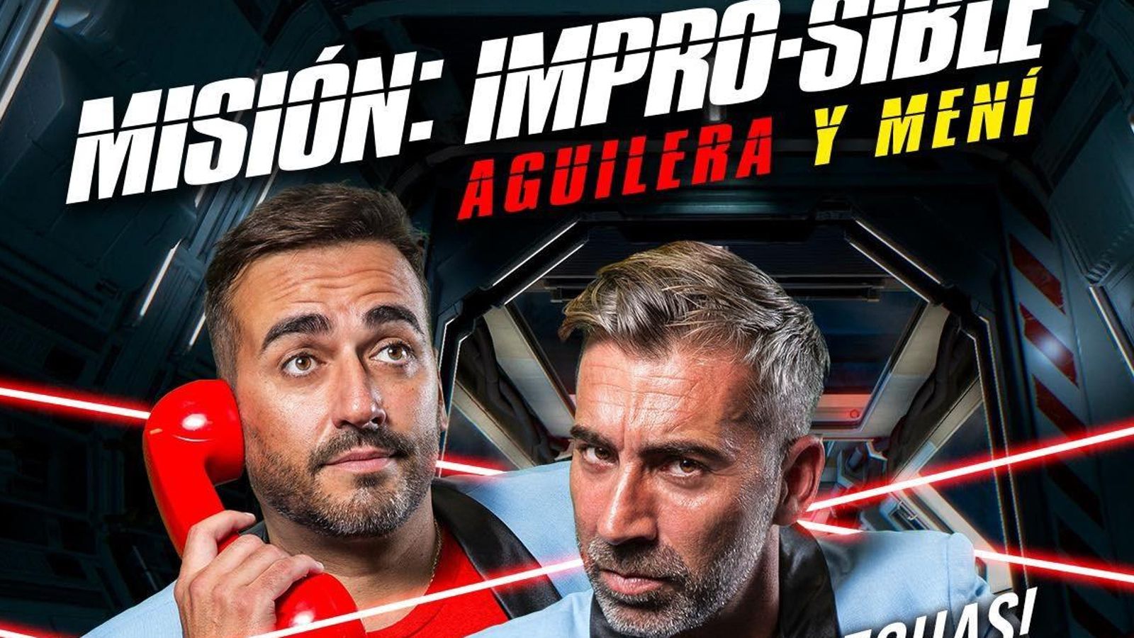Cartel de 'Misión Impro-sible'. Cartel de 'Misión Impro-sible'.
