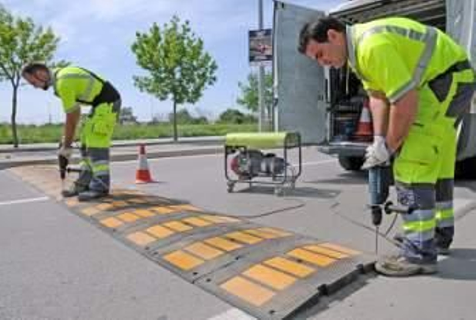 Comienzan los trabajos para la señalización de la motorada