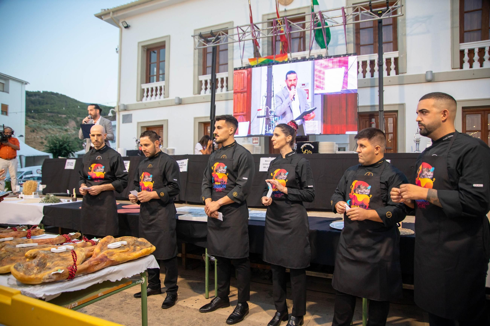 Concurso de cortadores de jamón en Serón, en imágenes