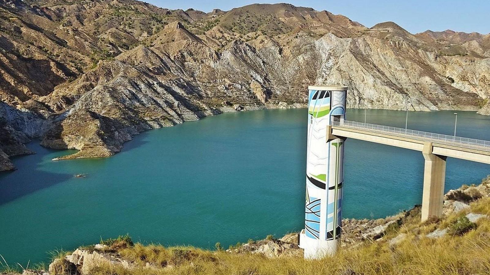 El embalse de Cuevas del Almanzora.